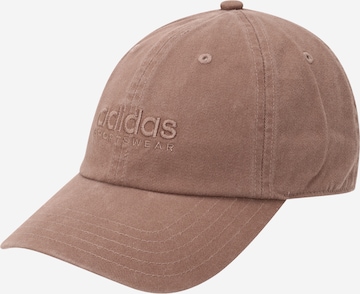 ADIDAS PERFORMANCE Кепка 'SPW DAD' в Коричневый: спереди