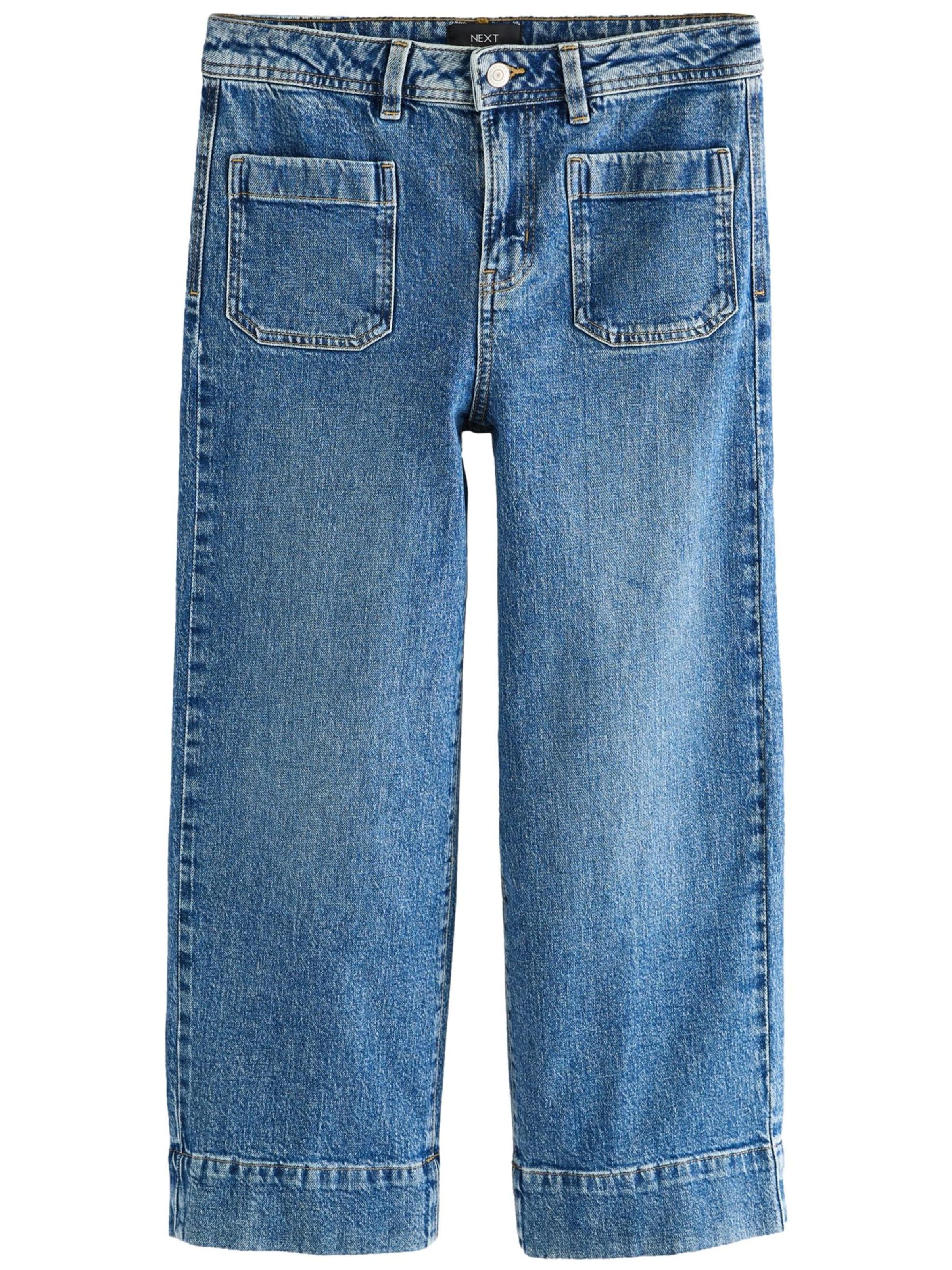Wide leg Jeans di Next in blu: frontale