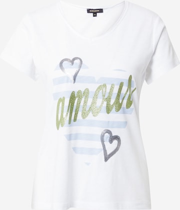 Tricou 'Amour' de la MORE & MORE pe alb: față