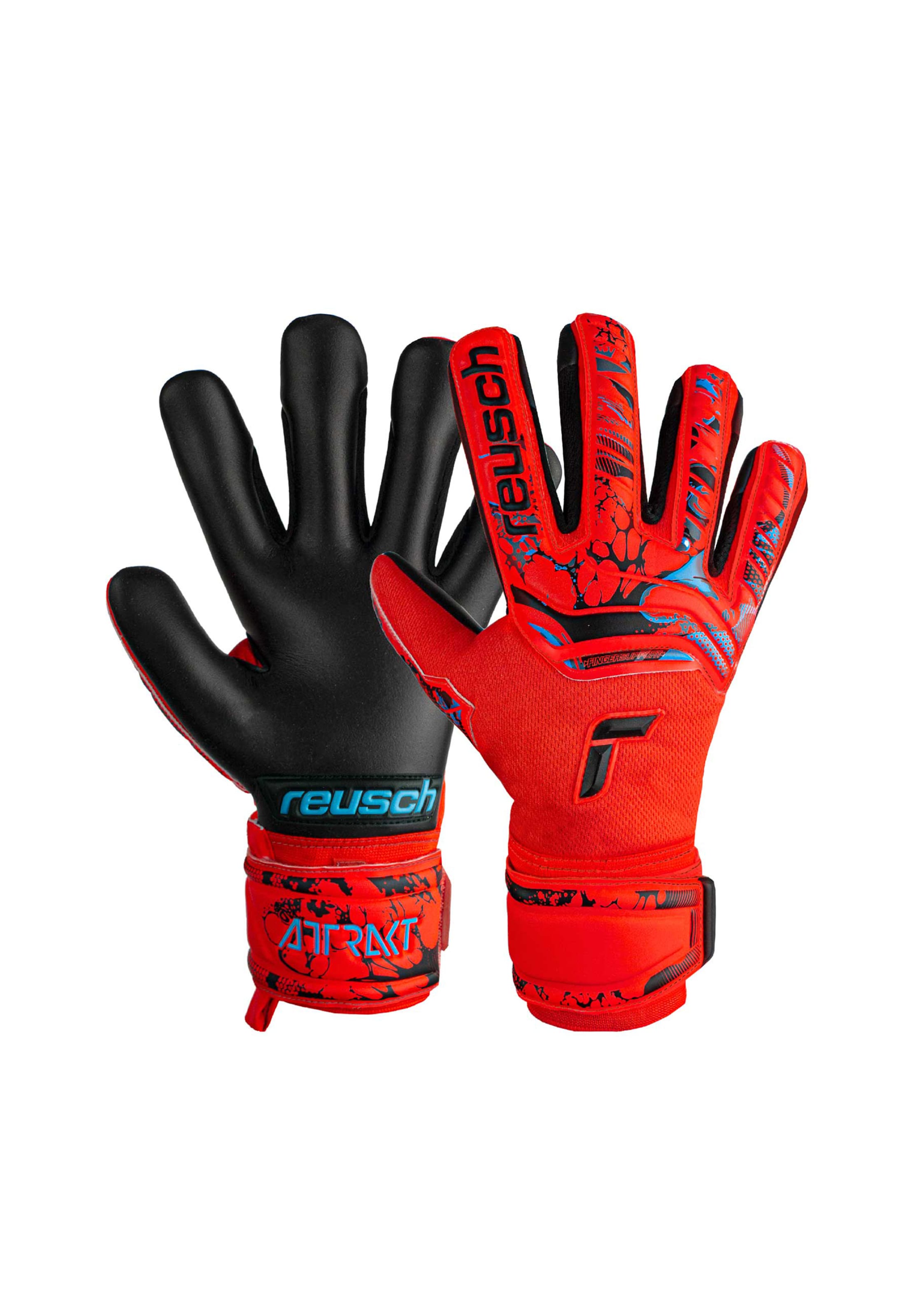 REUSCH Sporthandschoenen 'Attrakt Grip Evolution' in Rood: voorkant