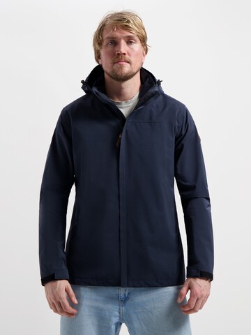 Travelin Outdoor jacket 'Aron' in Blue: front
