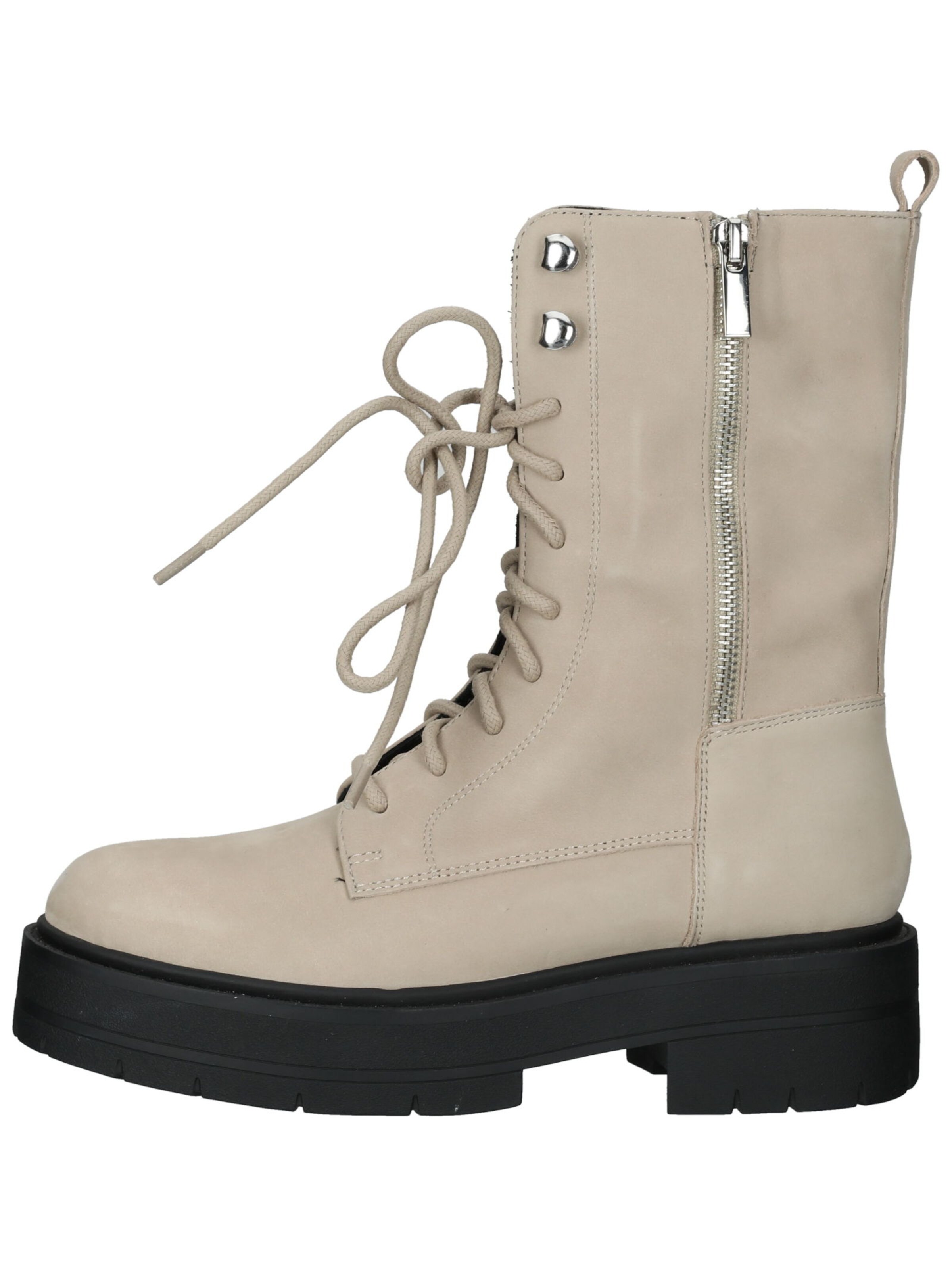 GEOX Schnürstiefelette in Beige