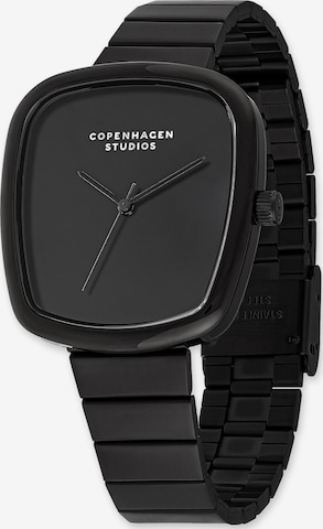 Montre à affichage analogique Copenhagen Studios en noir : devant
