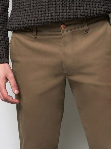 MEYER Regular Chino 'M5' in Bruin