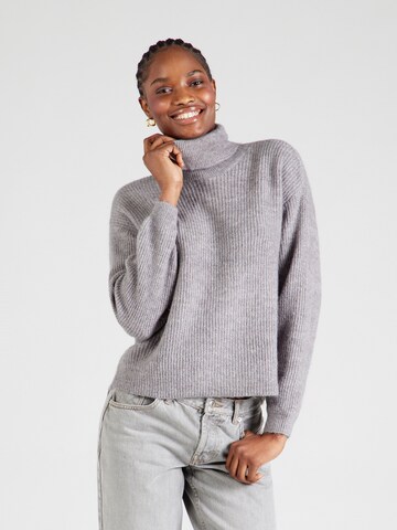 VERO MODA Sweter 'MILI' w kolorze szary: przód