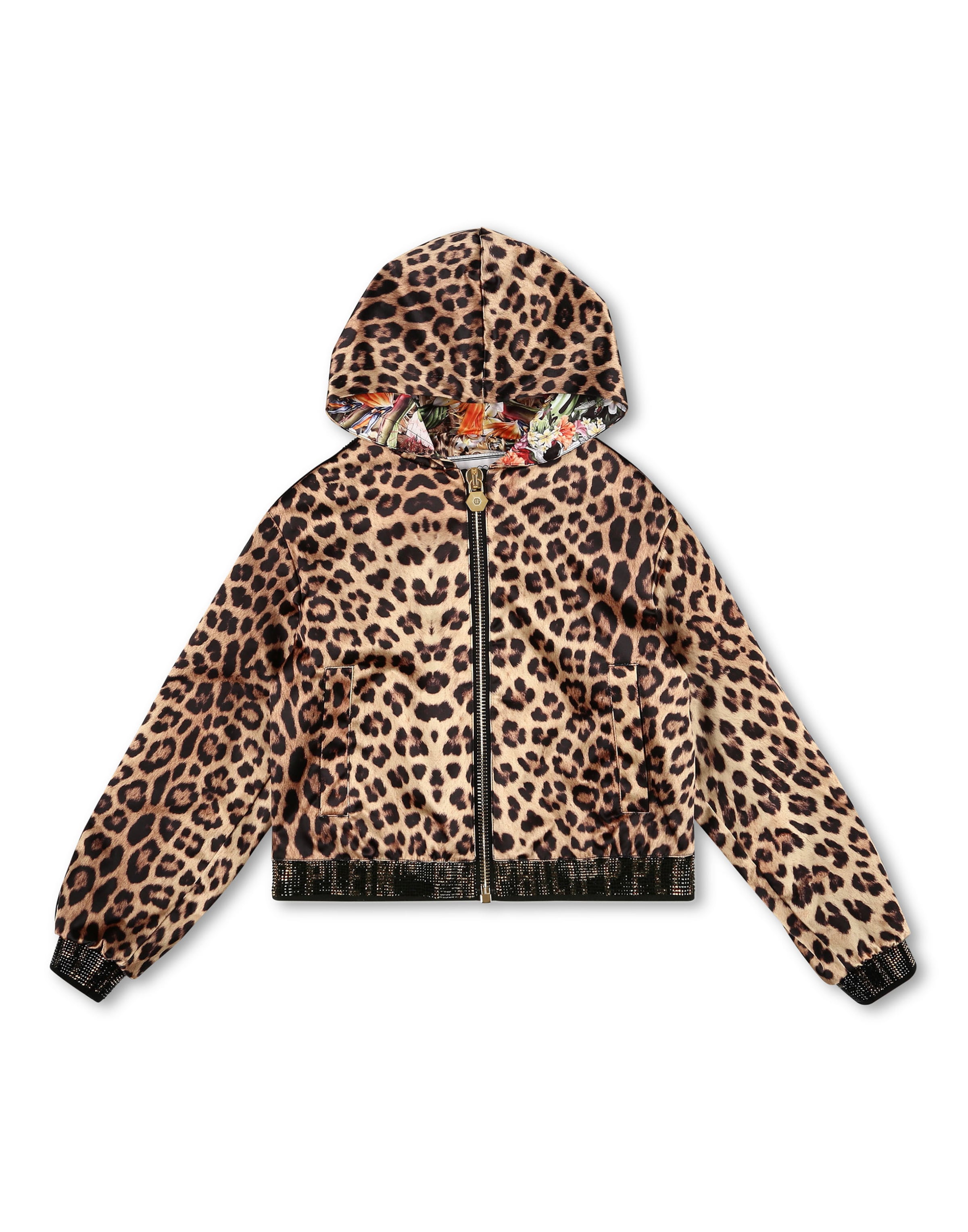 Philipp Plein - Chaqueta de entretiempo en marrón: frente