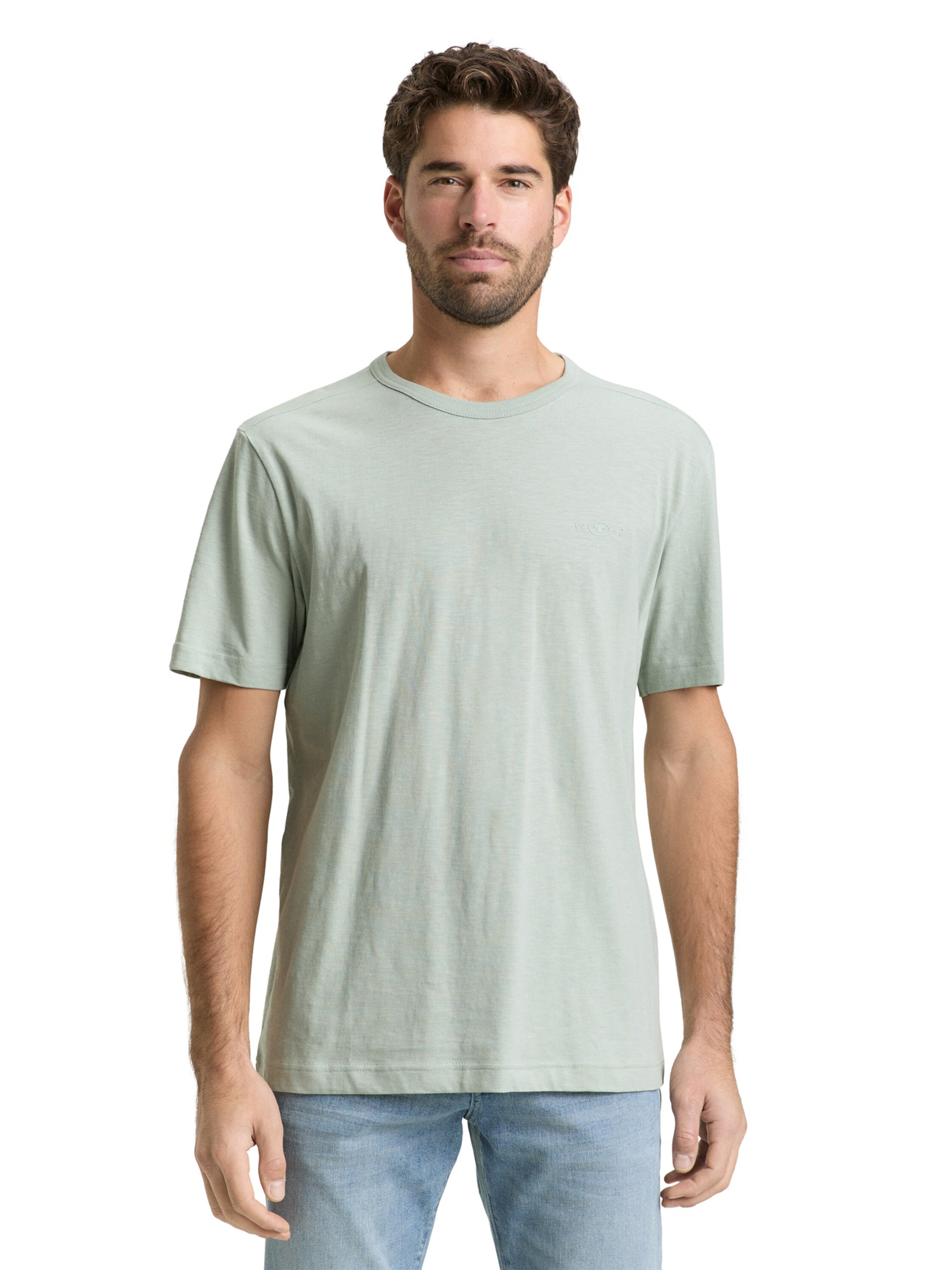 TOM TAILOR Shirt in Green: front