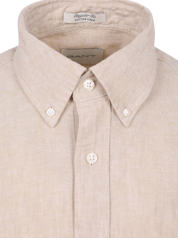 GANT Regular Fit Hemd‌‌‌‌‌‌‌ in Beige