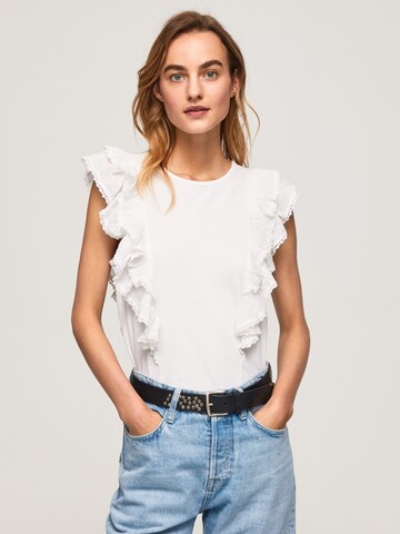 Pepe Jeans Shirt 'Nunu' in White: front