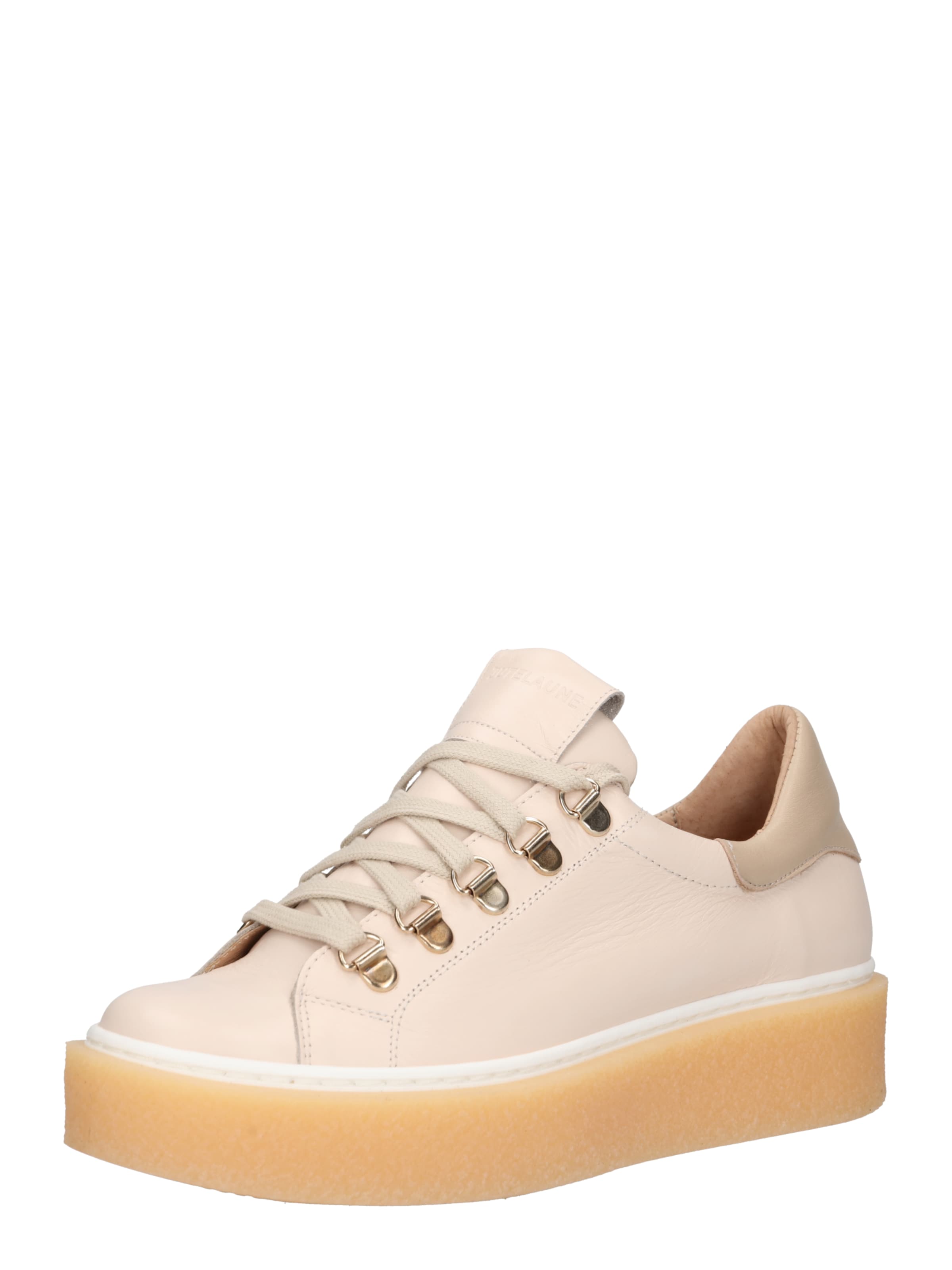 JUTELAUNE Platform trainers in White: front