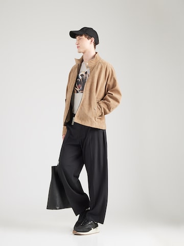 T-Shirt 'Dobermann' BOSS en gris