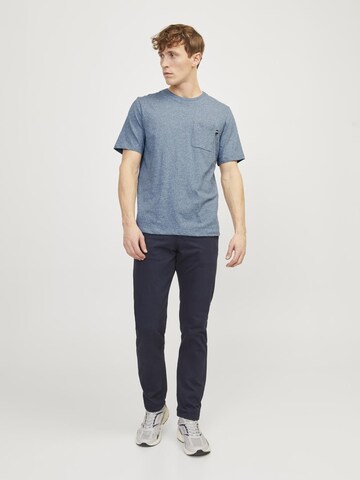 Tricou 'BLUBALTO' de la JACK & JONES pe albastru