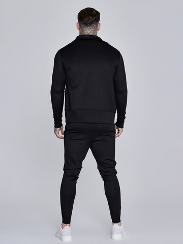 Veste de survêtement 'Essentials' SikSilk en noir