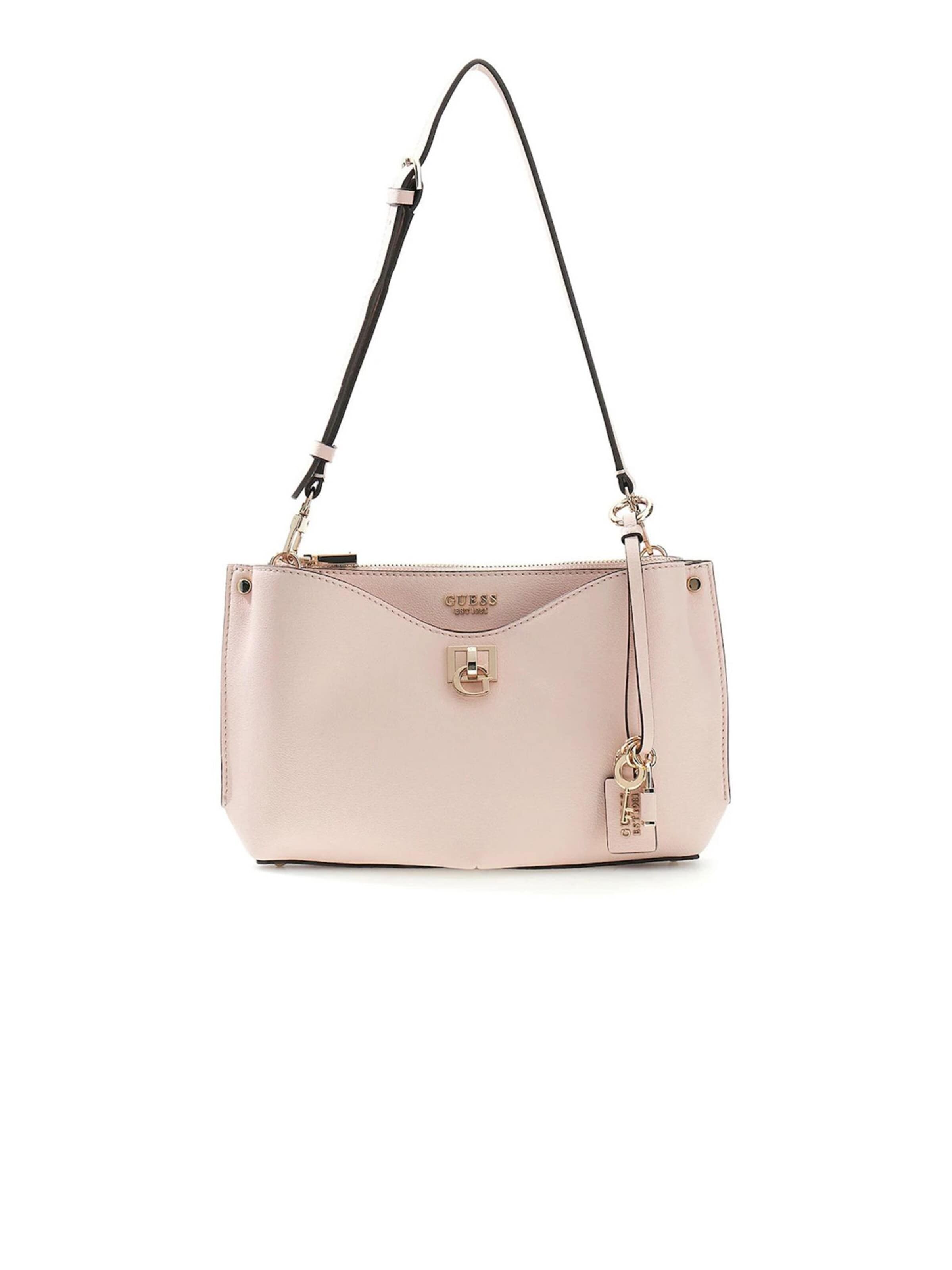 Borsa a spalla di GUESS in rosa: frontale