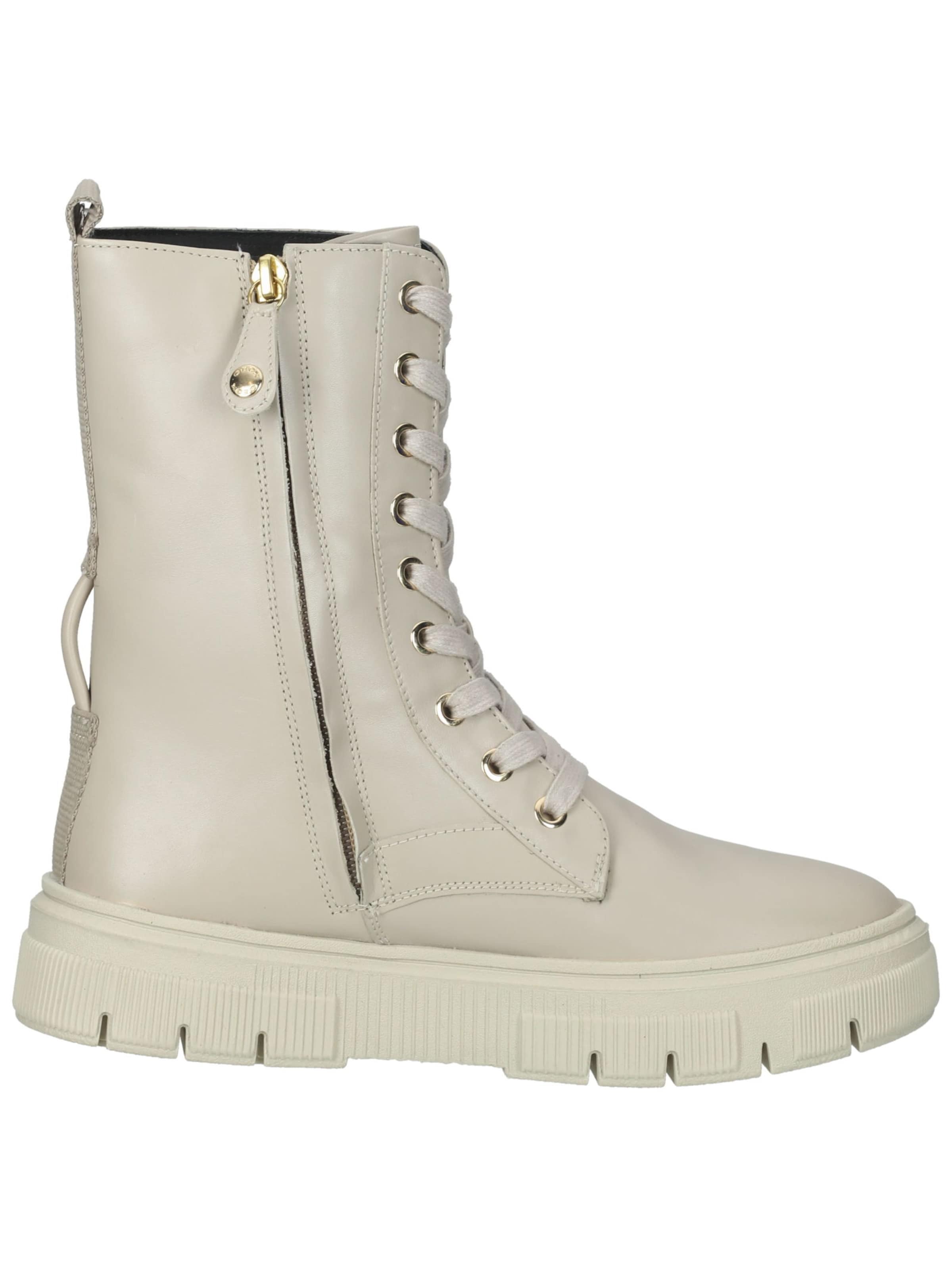 Bottines à lacets 'Isotte' GEOX en beige