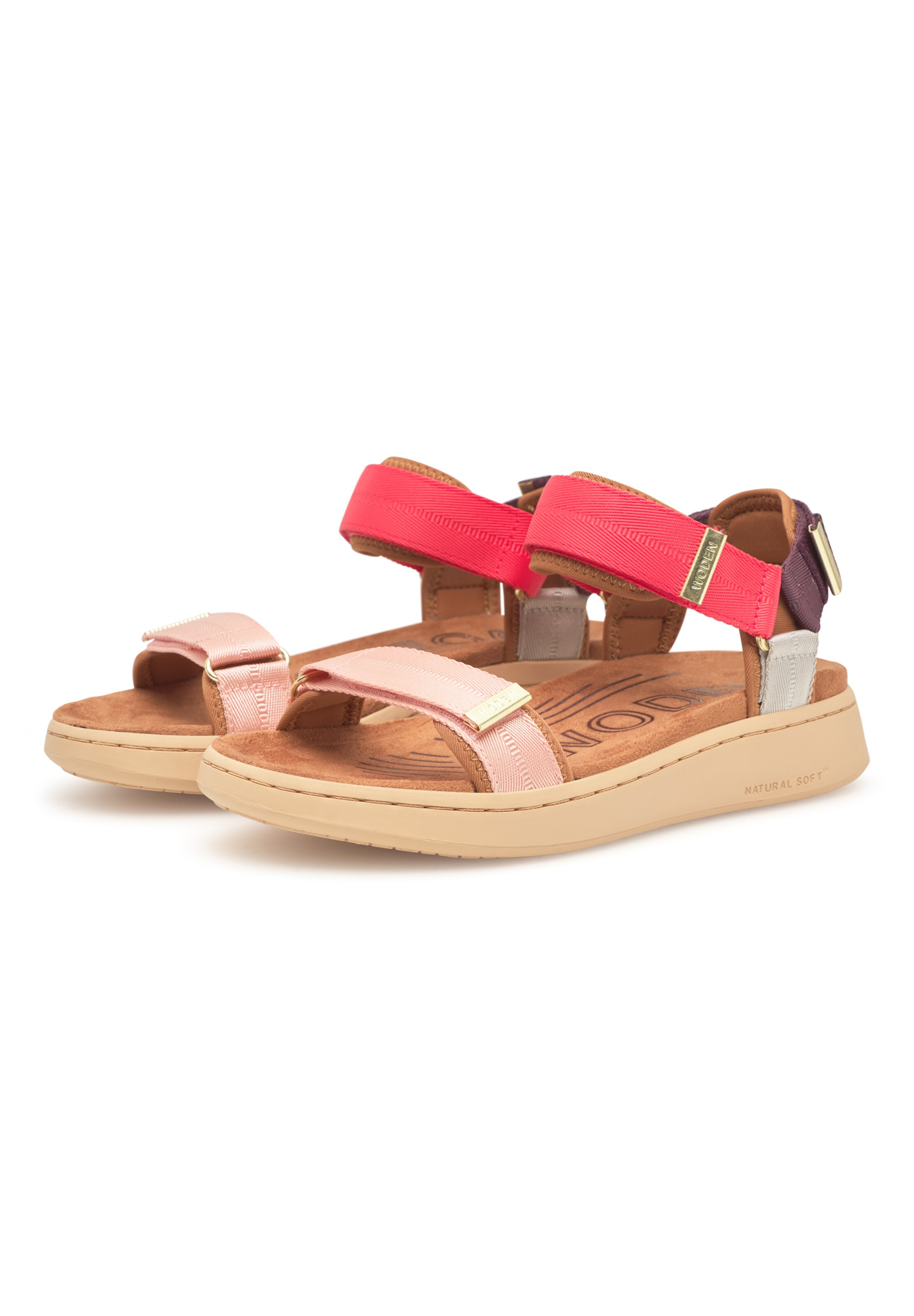 WODEN Sandals 'Line' in Pink
