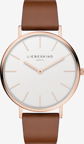 Liebeskind Berlin - Reloj analógico en oro: frente