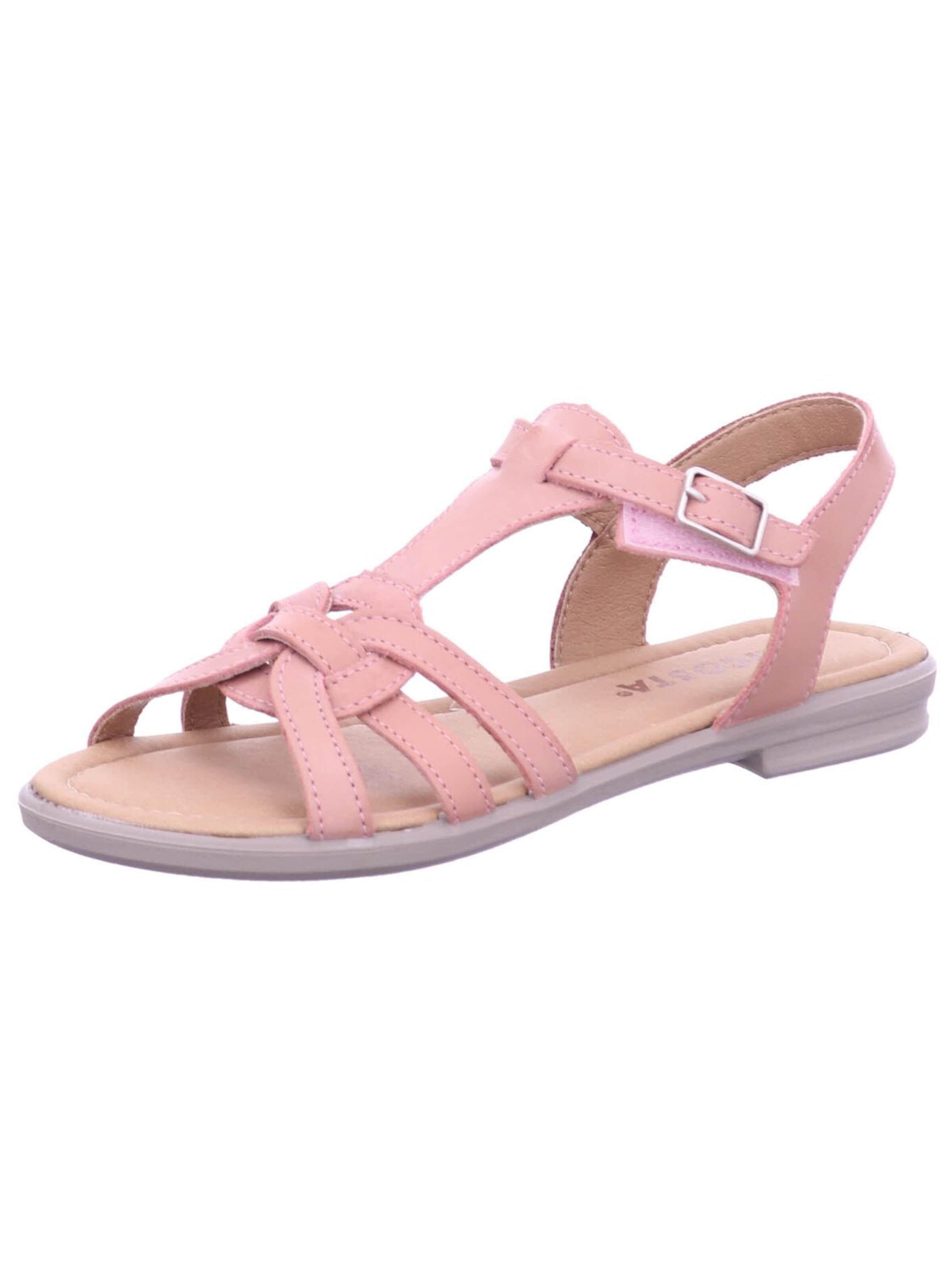 RICOSTA - Sandalias 'Sandale Mädchen 50 7000202 320 Echtleder in rot' en rosa: frente