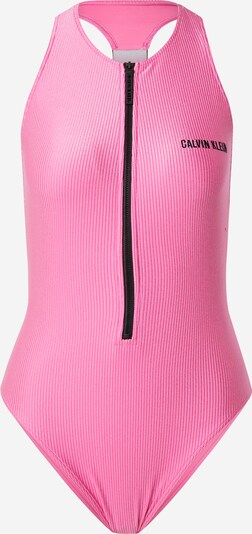 Calvin Klein Swimwear Maillot de bain en rose clair / noir / blanc, Vue avec produit