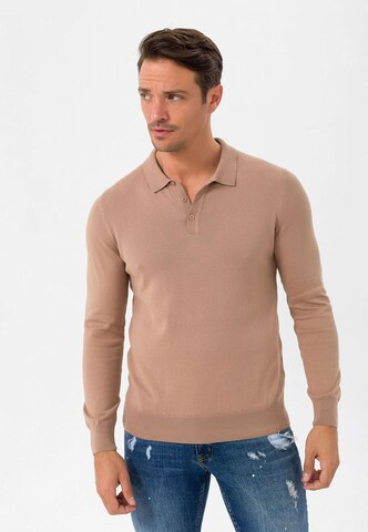 Jimmy Sanders Sweater in Beige: front