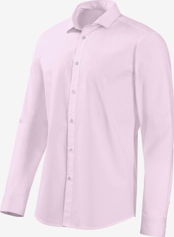 JOHN DEVIN Regular fit Business Shirt in Pink