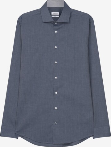 Coupe slim Chemise business SEIDENSTICKER en bleu : devant