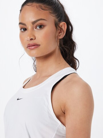 NIKE Športni top | bela barva