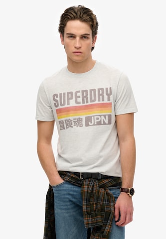 T-Shirt 'Japan' Superdry en blanc : devant