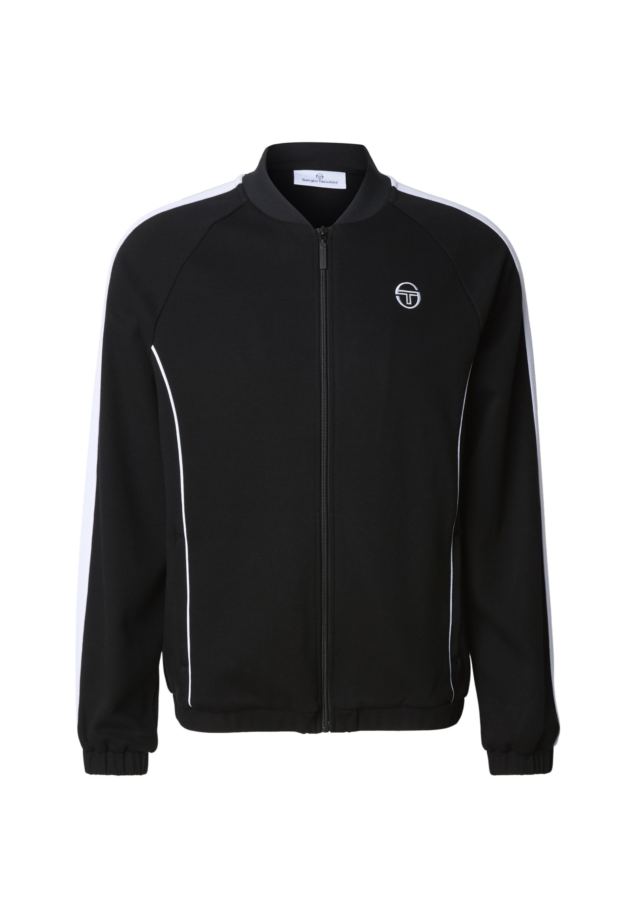 Sergio Tacchini Tréningdzseki 'Egeo' - fekete: elől