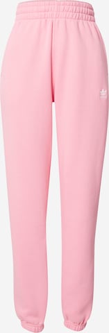 ADIDAS ORIGINALS Trousers 'Adicolor Essentials Fleece' in Pink: front