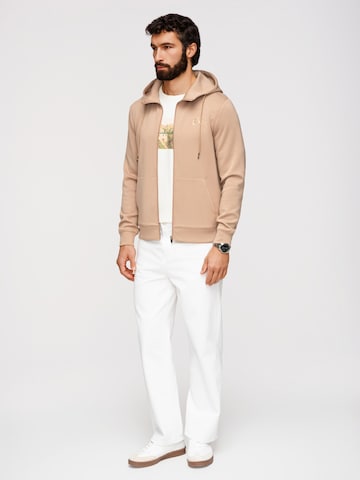 Sweat-shirt Ombre en beige