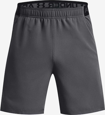 UNDER ARMOUR Regular Workout Pants 'Vanish' in Grey: front