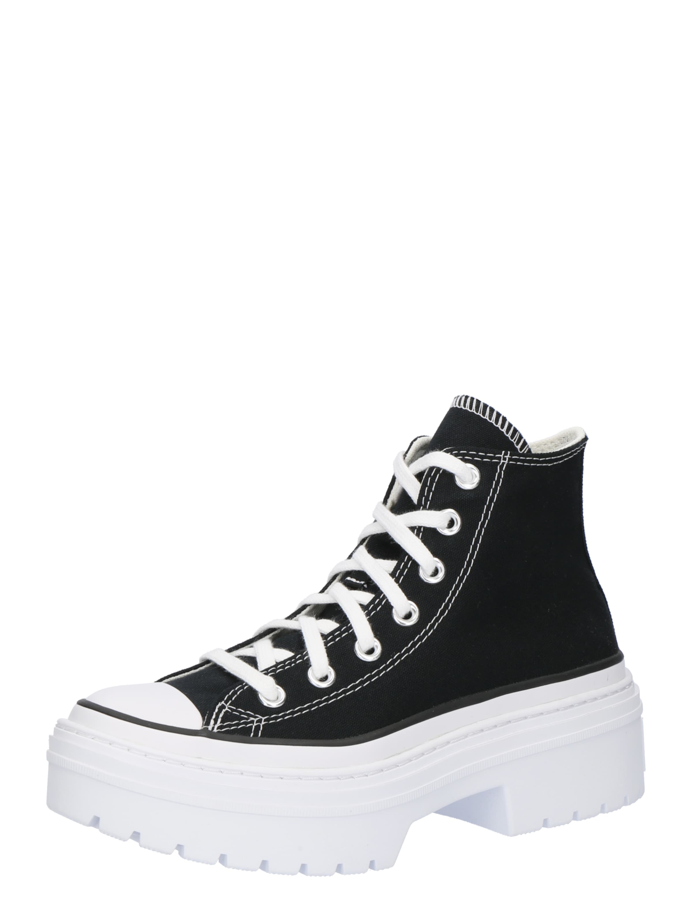 CONVERSEVisoke tenisice 'Chuck Taylor All Star Lugged' - crna boja: prednji dio