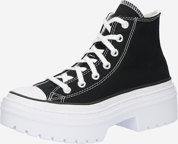 CONVERSEVisoke tenisice 'Chuck Taylor All Star Lugged' - crna boja: prednji dio