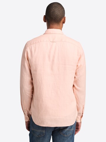 TIMBERLAND Regular fit Button Up Shirt 'Mill Brook' in Red