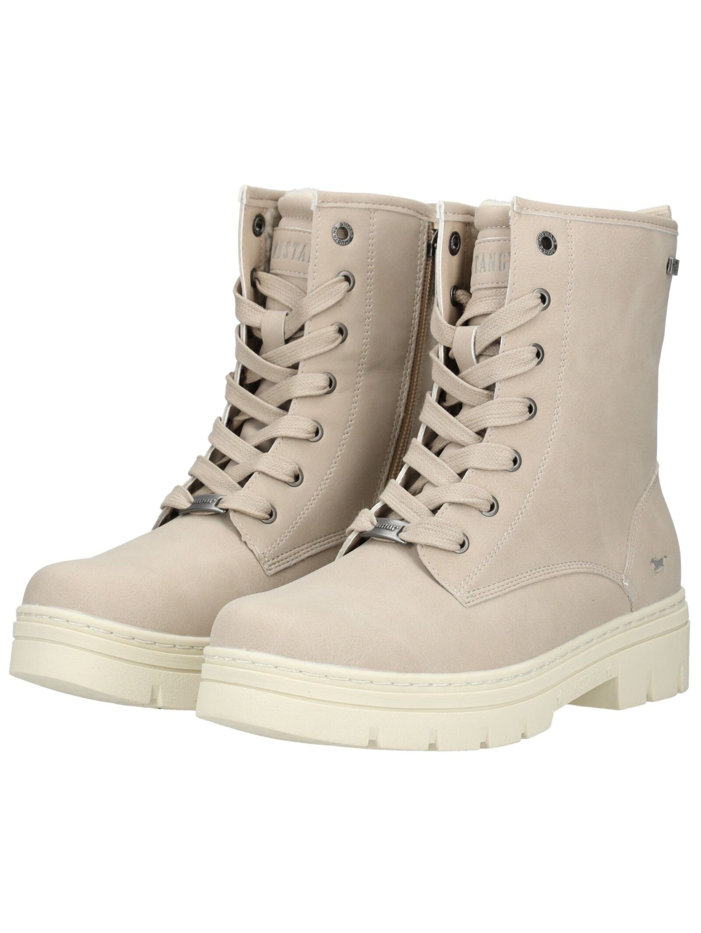 Bottines à lacets MUSTANG en beige