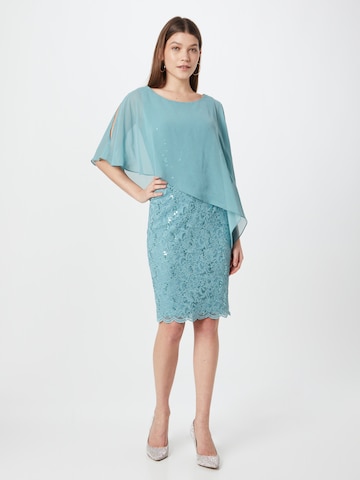 SWING Cocktail Dress in Blue: front