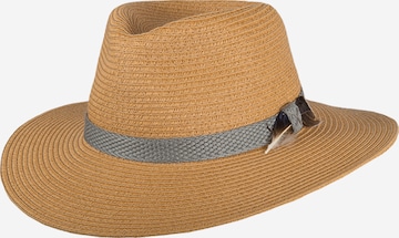 Hatland Hoed 'DiMarco Toyo' in Beige: voorkant