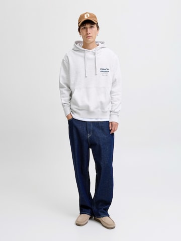 JACK & JONES Sweatshirt 'JORMEADOWS' i hvid