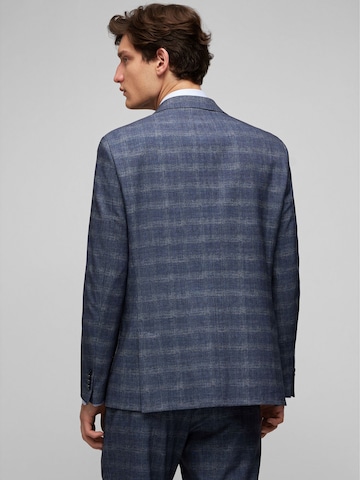 Coupe regular Veste de costume HECHTER PARIS en bleu