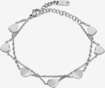 Kim Johanson Bracelet '7 Herzen' in Silver: front
