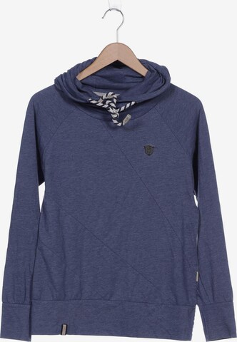 naketano Sweatshirt & Zip-Up Hoodie in L in Blue: front