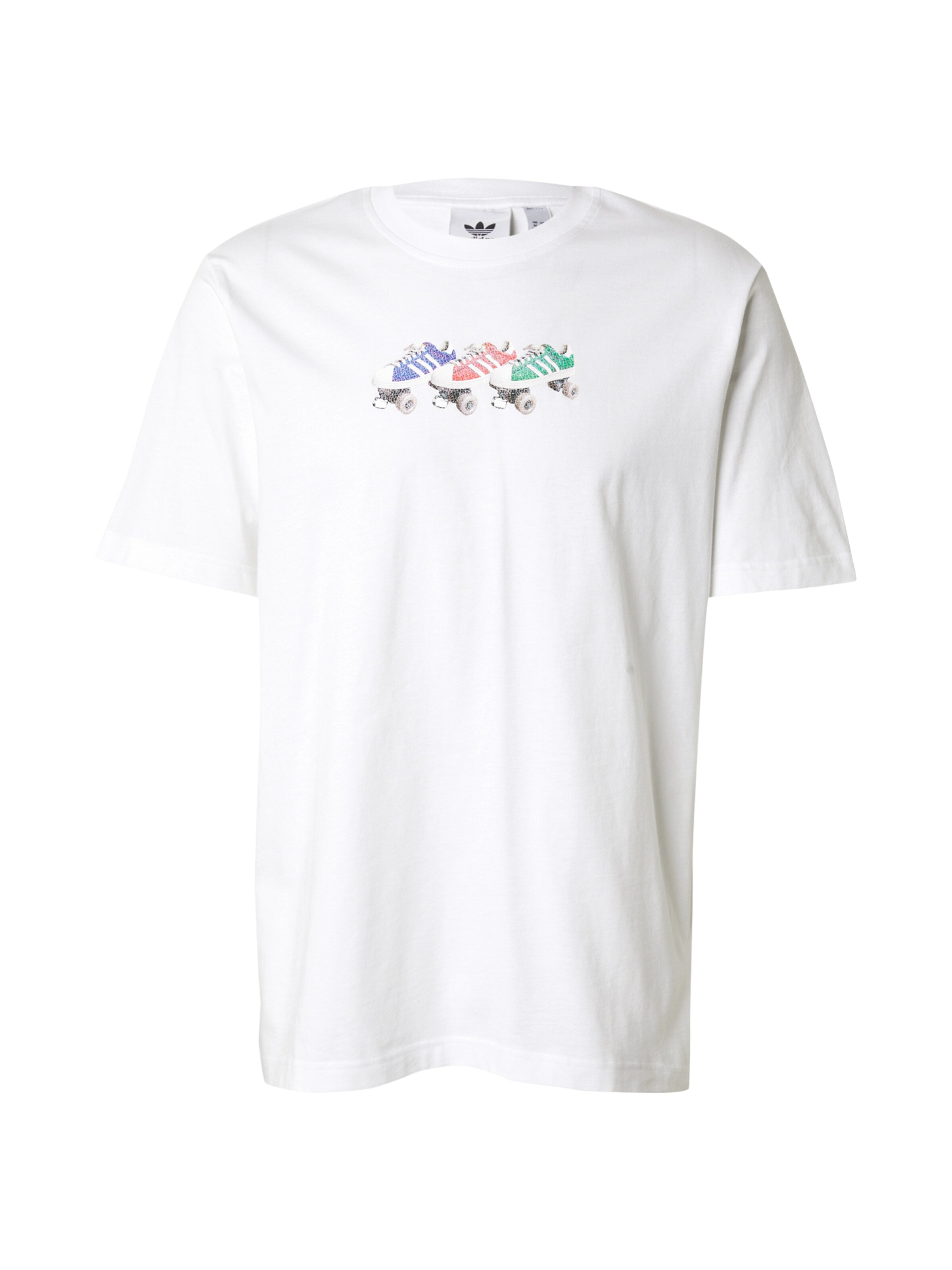 ADIDAS ORIGINALS Bluser & t-shirts 'Q12 TS ROLLER' i hvid: forside