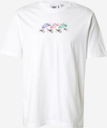 ADIDAS ORIGINALS Shirt 'Q12 TS ROLLER' in White: front