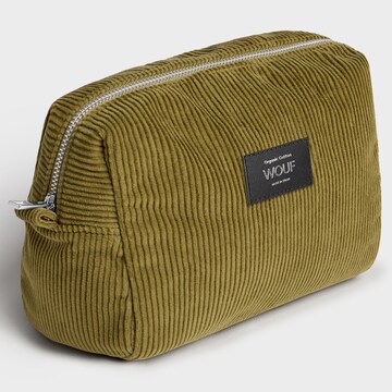 Wouf Cosmetic Bag 'Corduroy' in Green