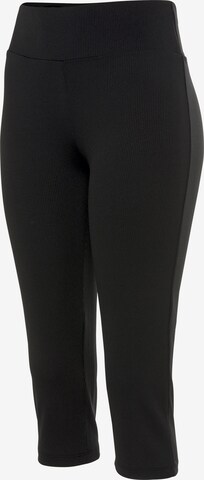 LASCANA ACTIVE Skinny Sporthose in Schwarz