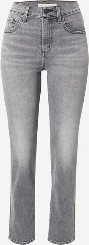 LEVI'S ® Jeans '724™ High Rise Straight' in Grey: front
