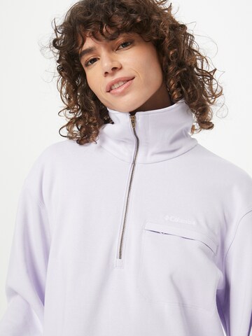 COLUMBIA Sport sweatshirt i lila