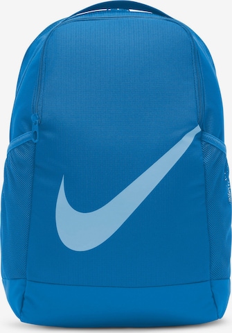 NIKE Sports Backpack 'Brasilia' in Blue: front