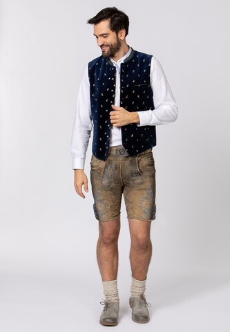 STOCKERPOINT Traditional Vest 'Vittorio' in Blue